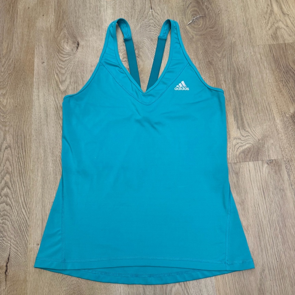 adidas Climalite Teal Athletic Tank Top